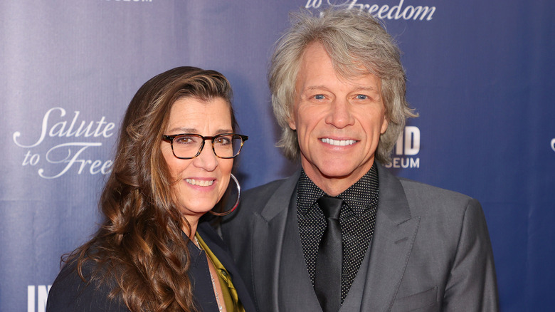 Dorothea Hurley and Jon Bon Jovi smiling