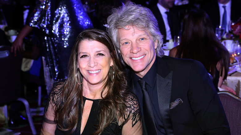 Dorothea Hurley and Jon Bon Jovi smiling