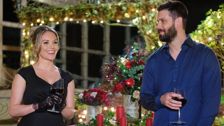 Stephanie Bennett and Casey Deidrick pictured together in "Wedding Season"