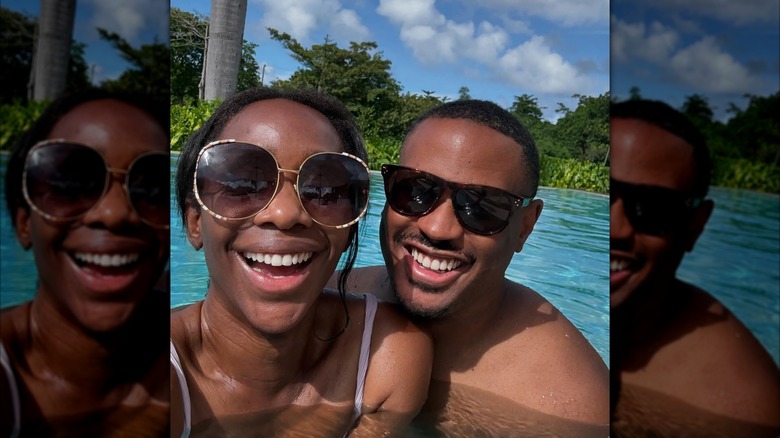 Abby Phillip and Marcus Richardson vacationing in the West Indies