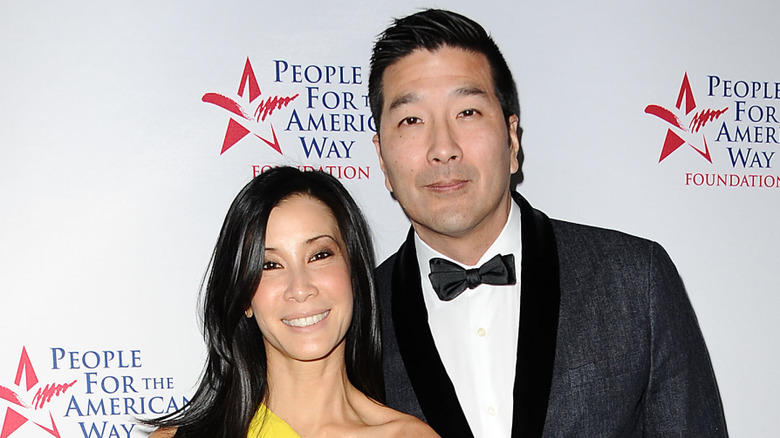 Lisa Ling and Paul Song at the 2015 Spirit of Liberty Awards dinner at the Beverly Wilshire Four Seasons Hotel