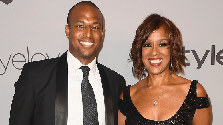 Gayle King and William Bumpus Jr. smiling