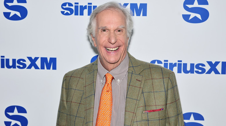 Henry Winkler smiling red carpet