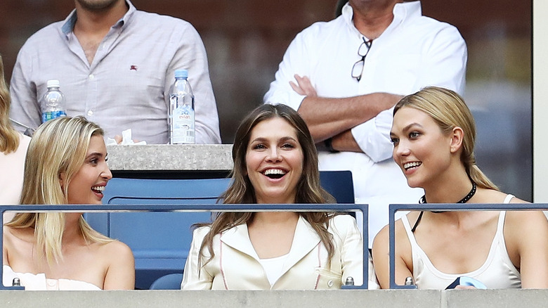 Ivanka Trump and Karlie Kloss laughing 