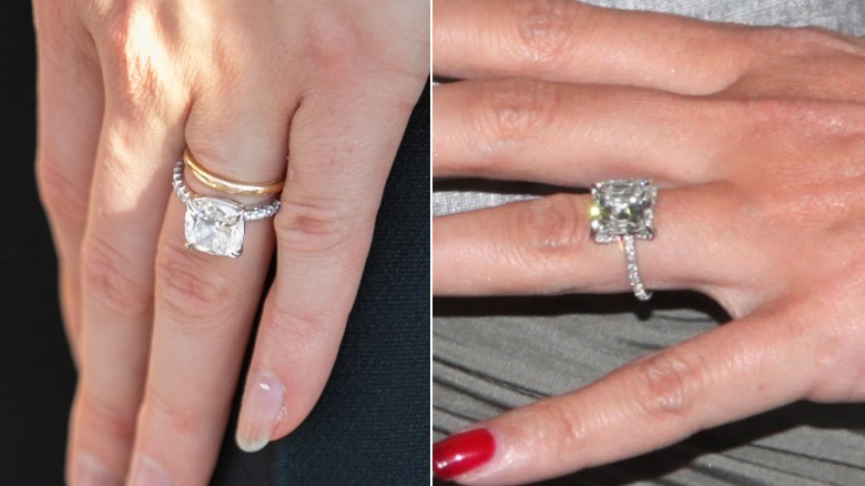 Karlie Kloss' ring pictured next to Ivanka Trump's