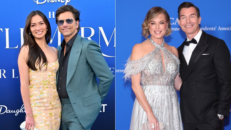 John Stamos and Caitlin McHugh and Rebecca Romijn and Jerry O'Connell 