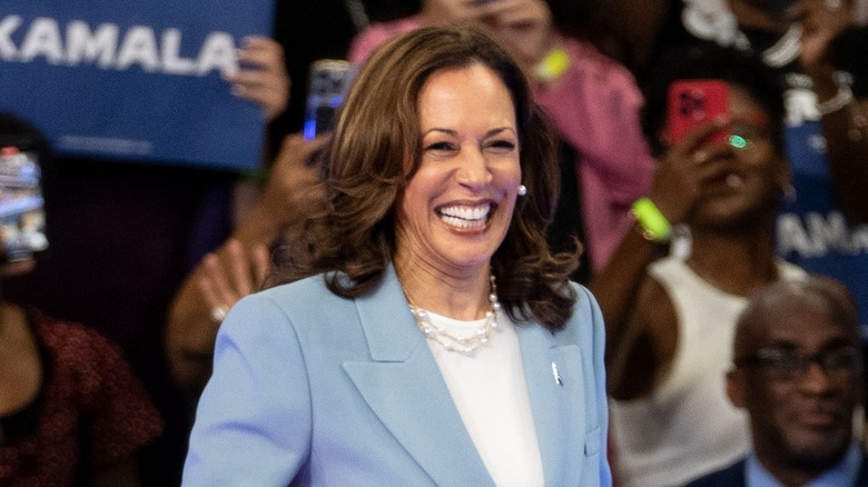 Kamala Harris smiling