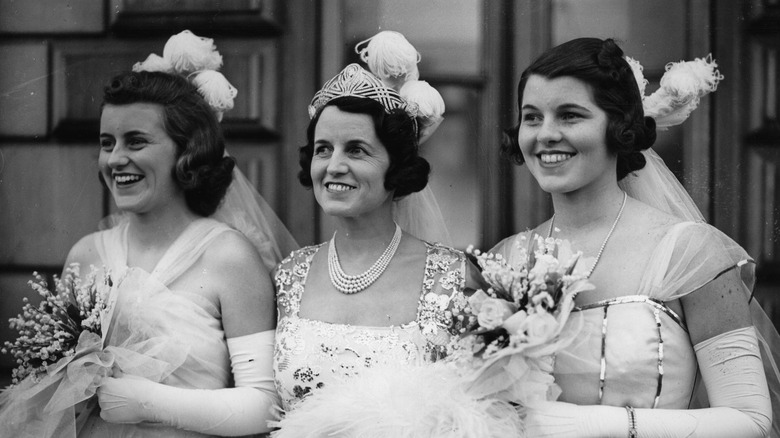 Kathleen, Rose, and Rosemary Kennedy smilig