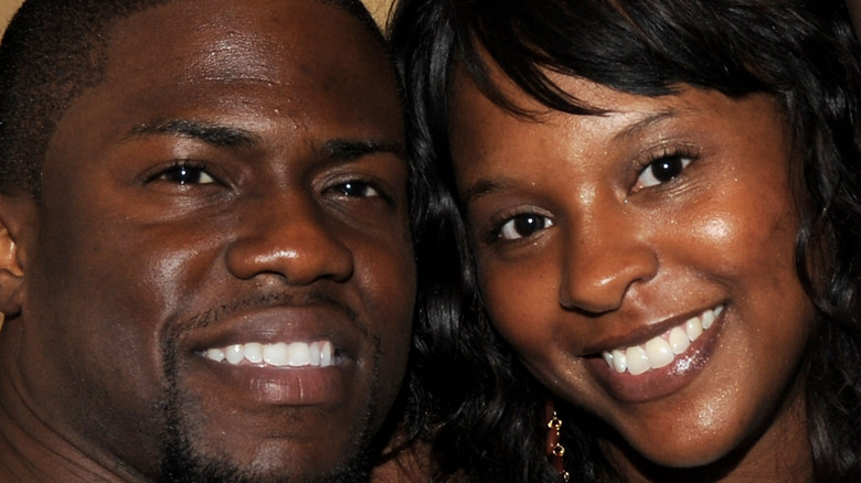 Kevin Hart with his ex wife Torrei Hart