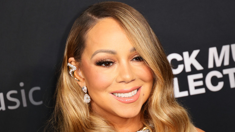 Mariah Carey smiling