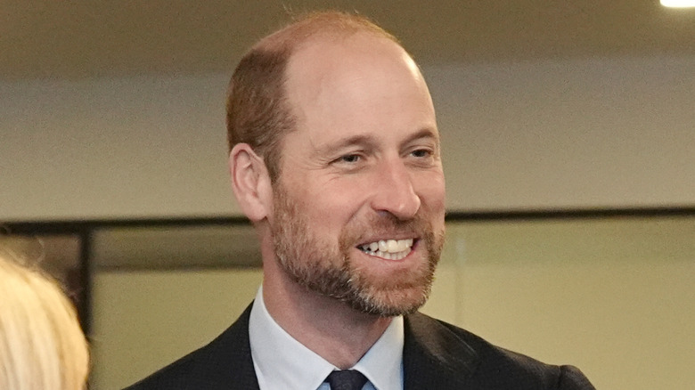 Prince William smiling