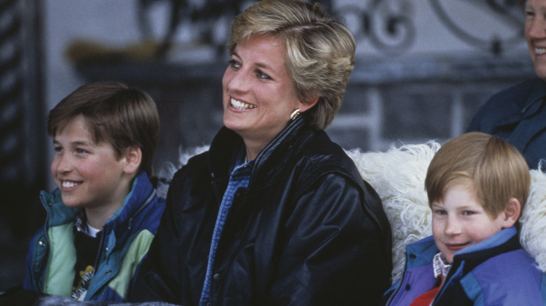 Princess Diana with kids