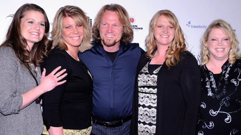 Kody Brown in happier times with Robyn Brown, Meri Brown, Christine Brown, and Janelle Brown