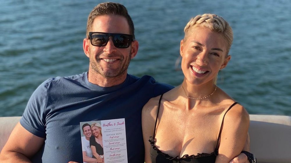 Tarek El Moussa and his fiance Heather Rae Young