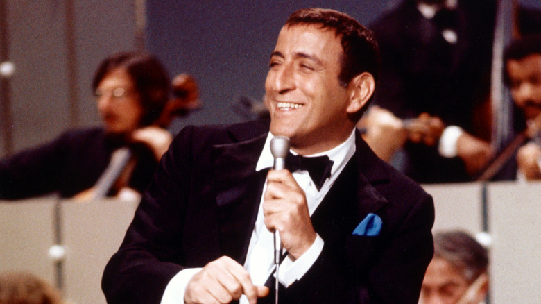 Tony Bennett performing in 1965