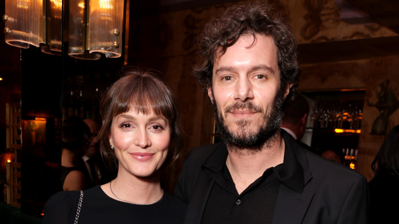 Leighton Meester and Adam Brody attend the UTA's 2024 Golden Globe After-Party