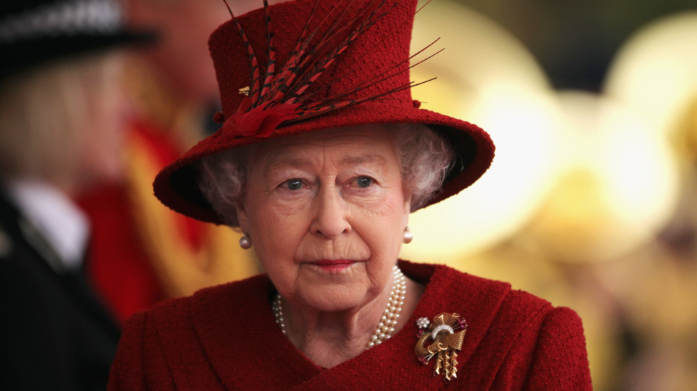 Queen Elizabeth attending an event