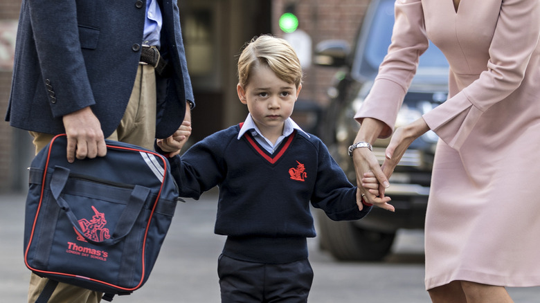 Prince George walking