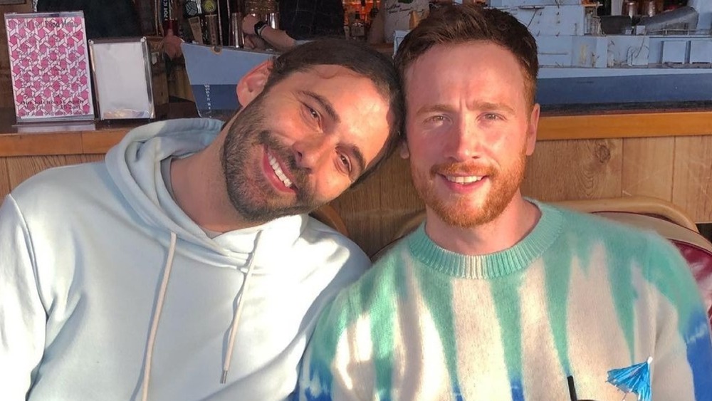 Jonathan Van Ness with husband Mark Peacock