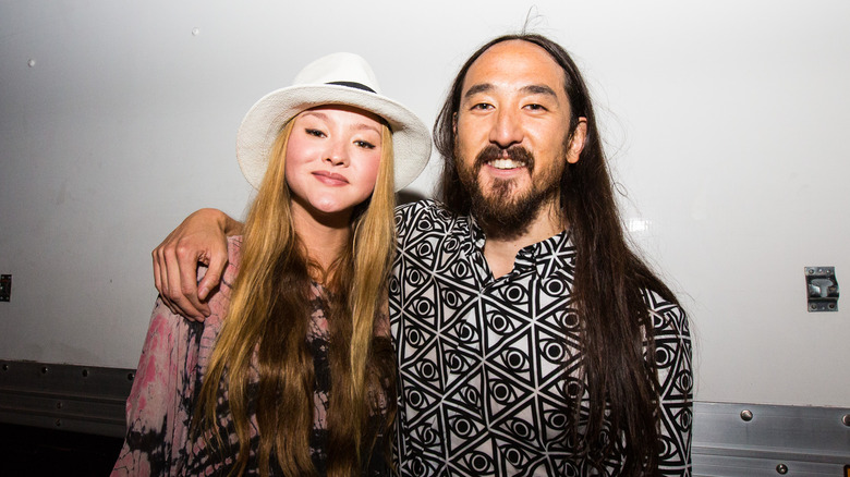 Devon Aoki and Steve Aoki