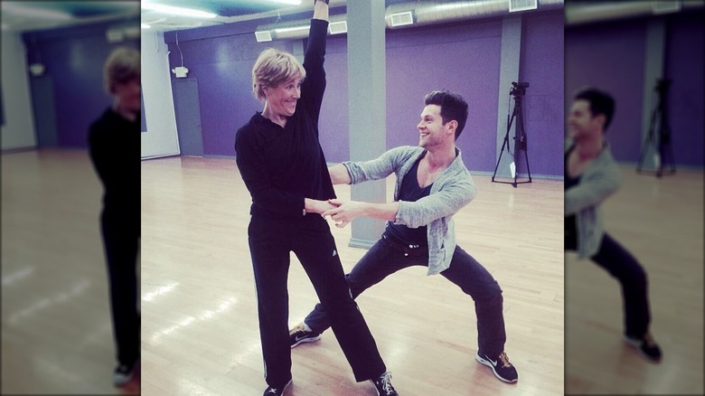 Diana Nyad Henry Byalikov rehearsing