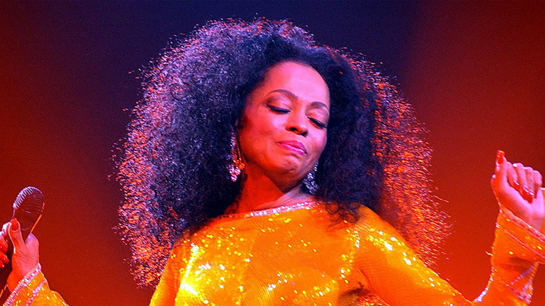 Diana Ross performing