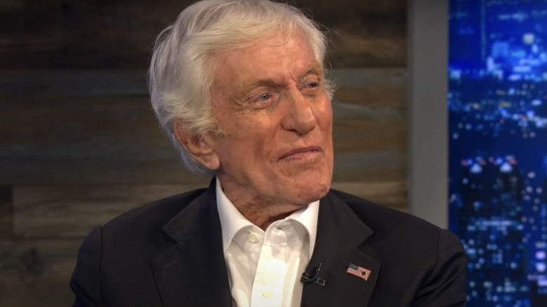 Dick Van Dyke smiling while appearing on CNN