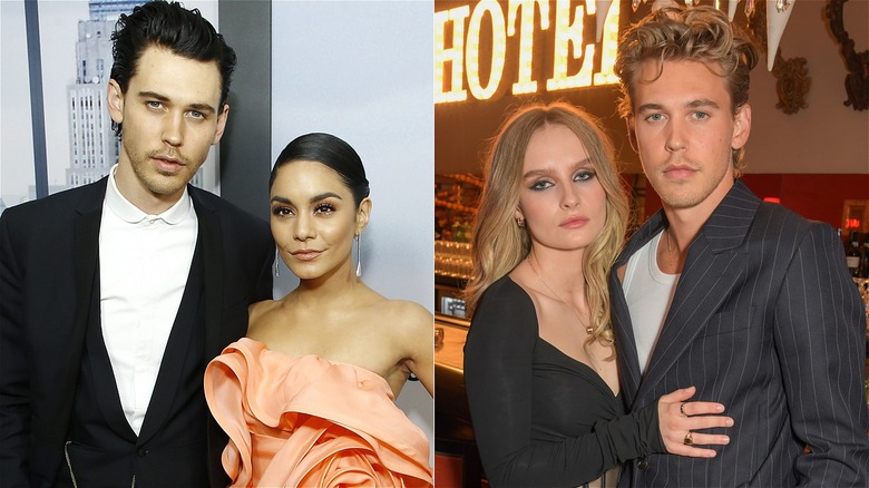 Butler posing with Vanessa Hudgens and Olivia DeJonge