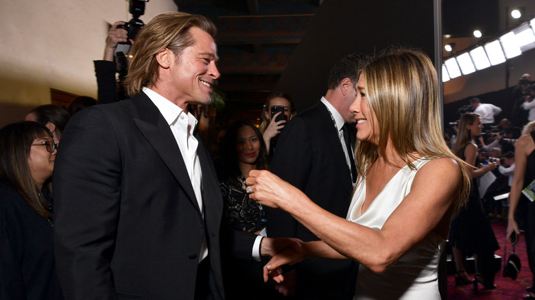 Pitt and Aniston at 2020 SAG Awards