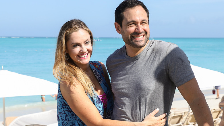 Jason Mesnick and Molly Malaney at the beach