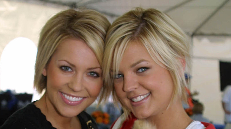 Kirsten Storms and Farah Fath posing