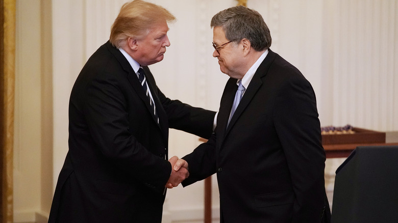 Donald Trump and Bill Barr