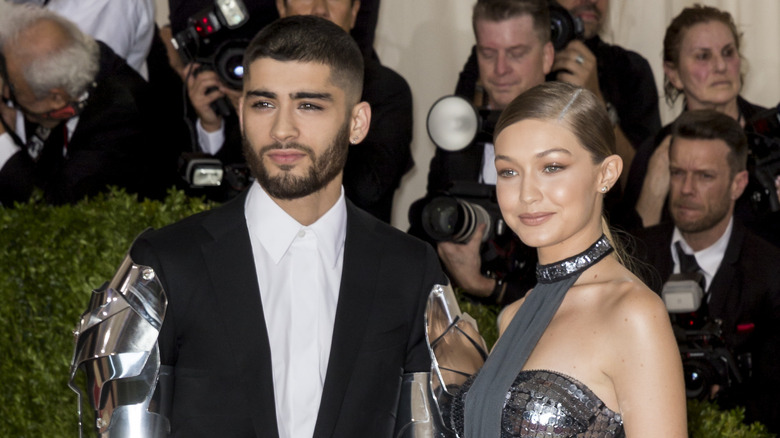 Zayn Malik and Gigi Hadid at event