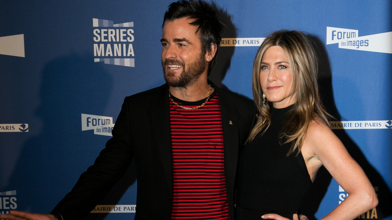 Jennifer Aniston and Justin Theroux at a event