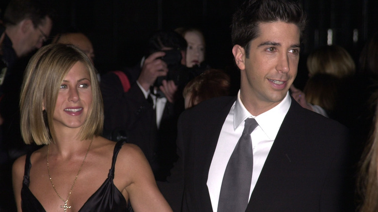 Jennifer Aniston and David Schwimmer attend the People's Choice Awards