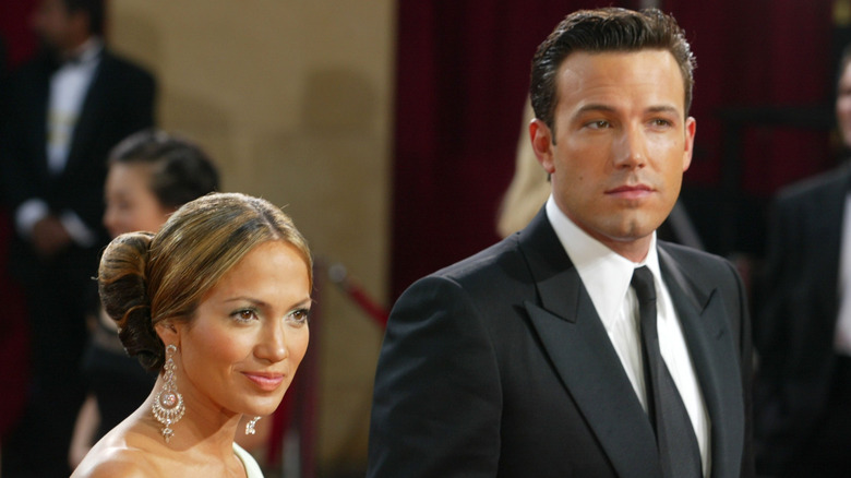 Jennifer Lopez and Ben Affleck on the red carpet