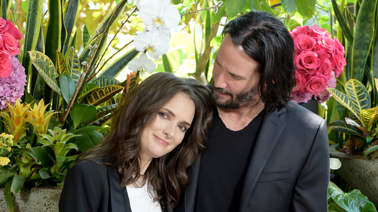 Winona Ryder with Keanu Reeves