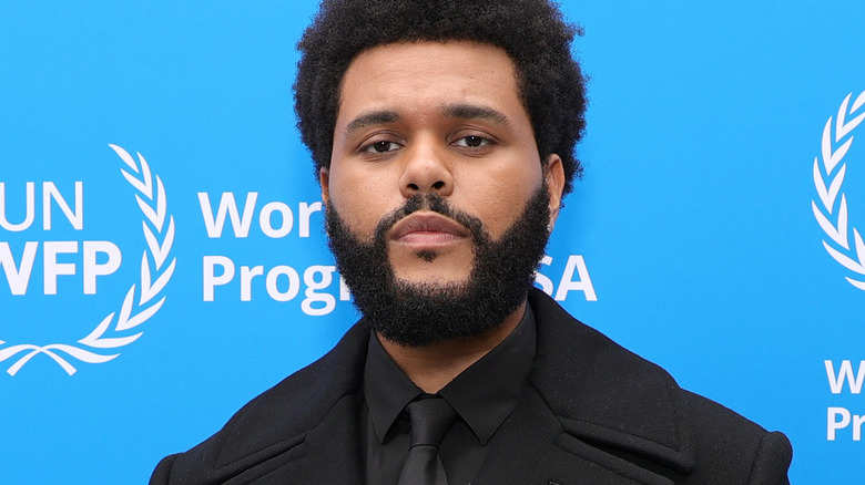 The Weeknd on red carpet