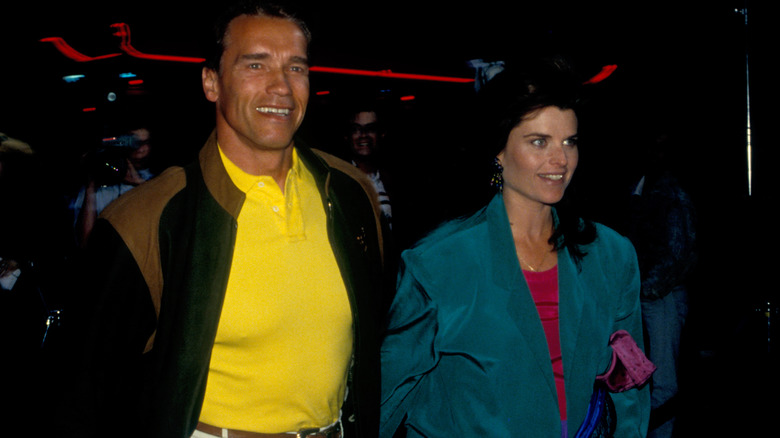 Arnold Schwarzenegger and Maria Shriver during their marriage