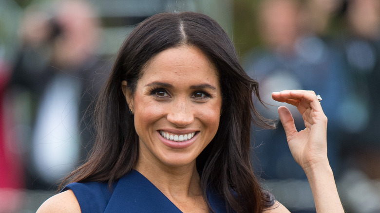 Meghan Markle smiling