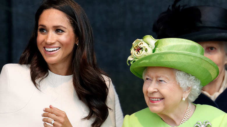 Meghan Markle and Queen Elizabeth