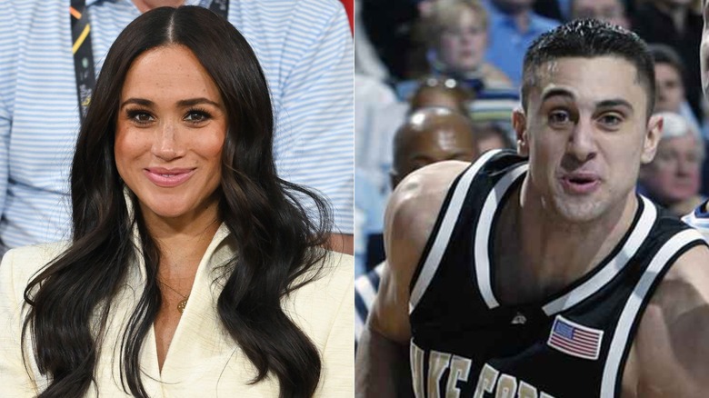 Meghan Markle and Steve Lepore split image