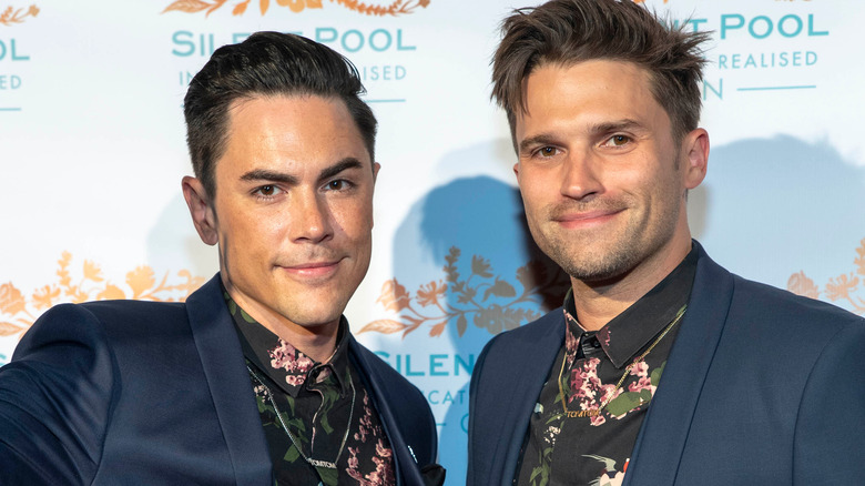 Tom Schwartz smiling with Tom Sandoval