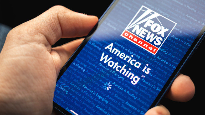 Watching  Fox News on mobile