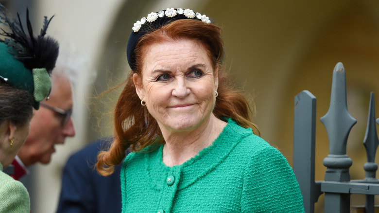 Sarah Ferguson smiling