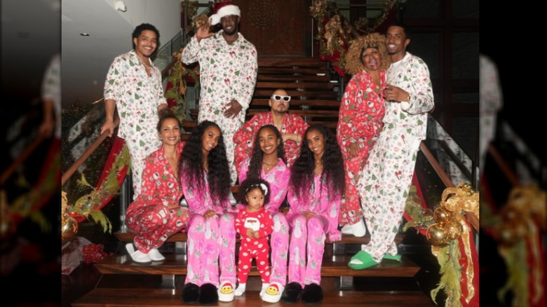 Diddy with his kids