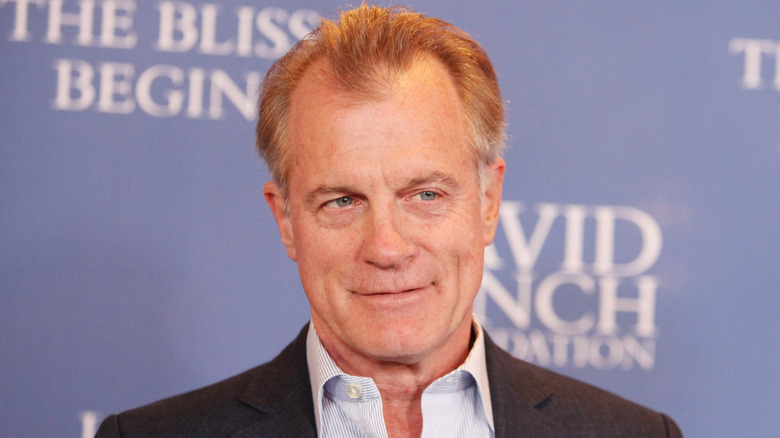 Stephen Collins smirking