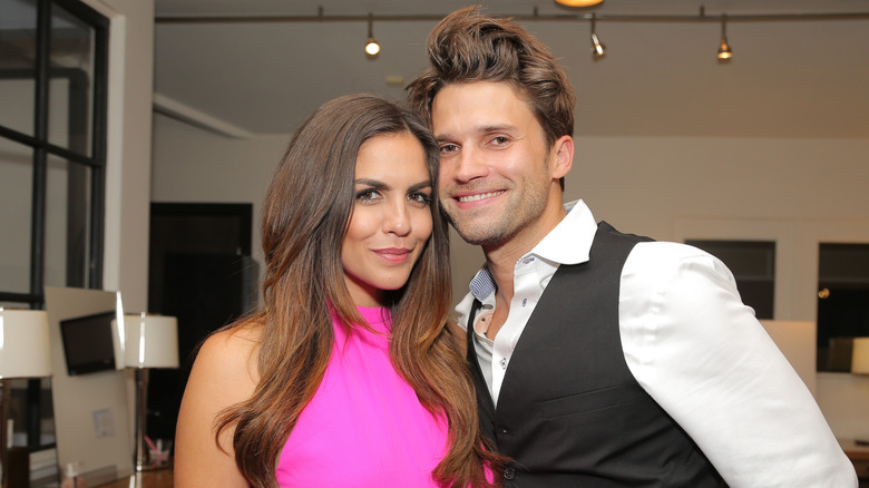 Katie Maloney and Tom Schwartz smiling