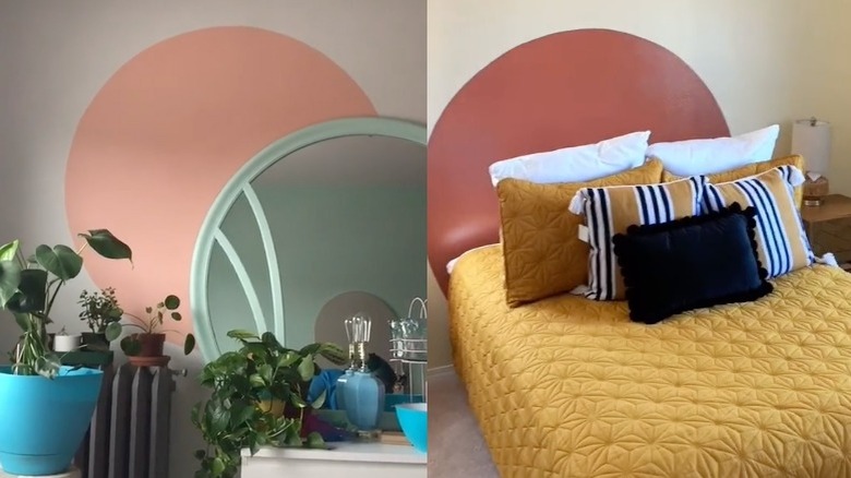 Examples of arch/circle paint DIYs