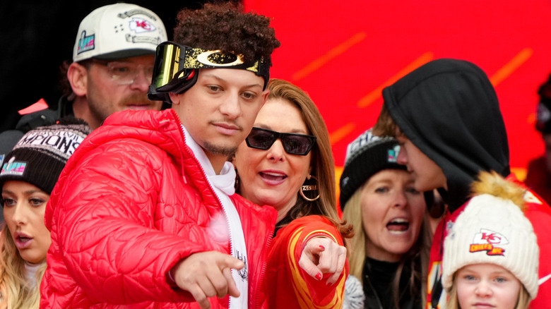 Randi and Patrick at a parade